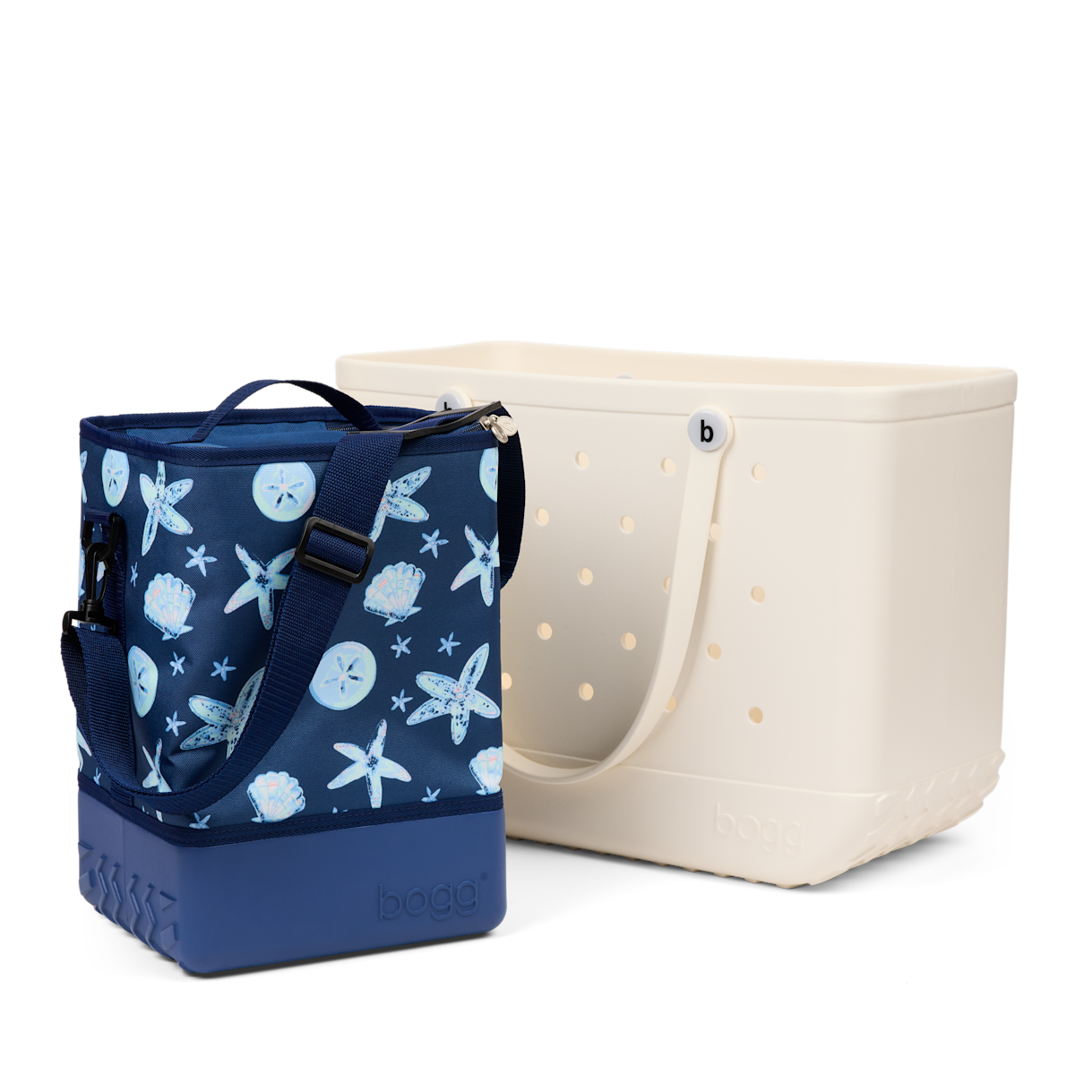 Bogg Brrr and a Half Cooler Insert - Dark Blue Multi Starfish View 
