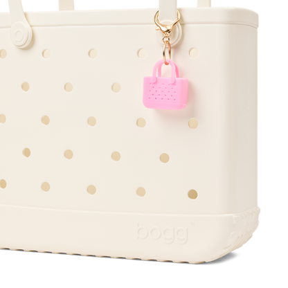 Tiny Tote Keychain - Pink Taffy