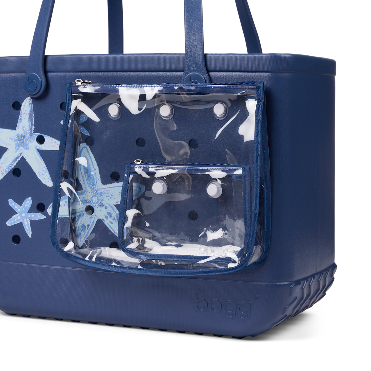 Original Bogg Bag - Dark Blue Multi Starfish View 
