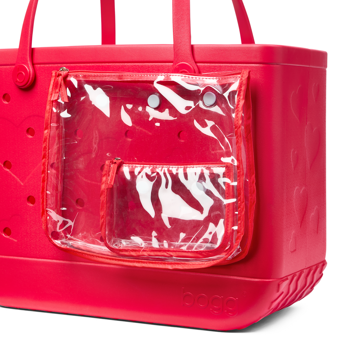 Original Bogg Bag - Conversation Hearts Bright Red View 
