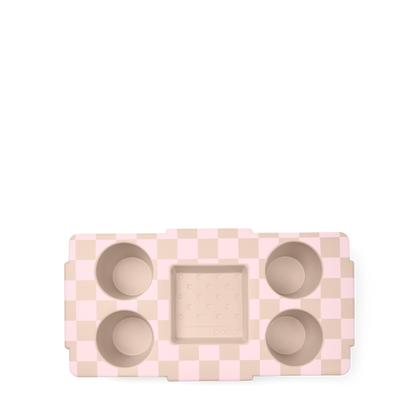 Original Top o' the Bogg to Ya 1.0- Checkered Linen/ Pink Marshmallow