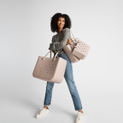 Bitty Bogg Bag - Checkered Camel/ Hot Cocoa