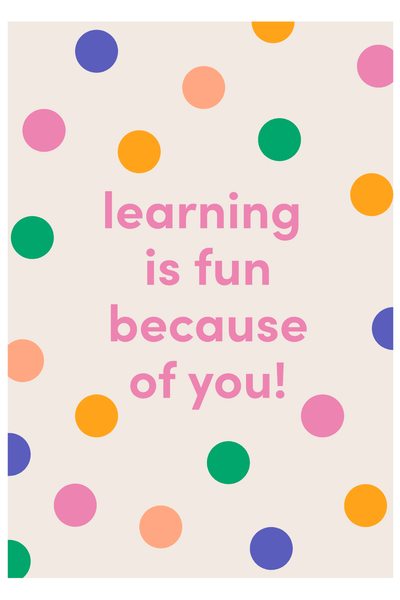 Learning is Fun Greeting Card View 2
