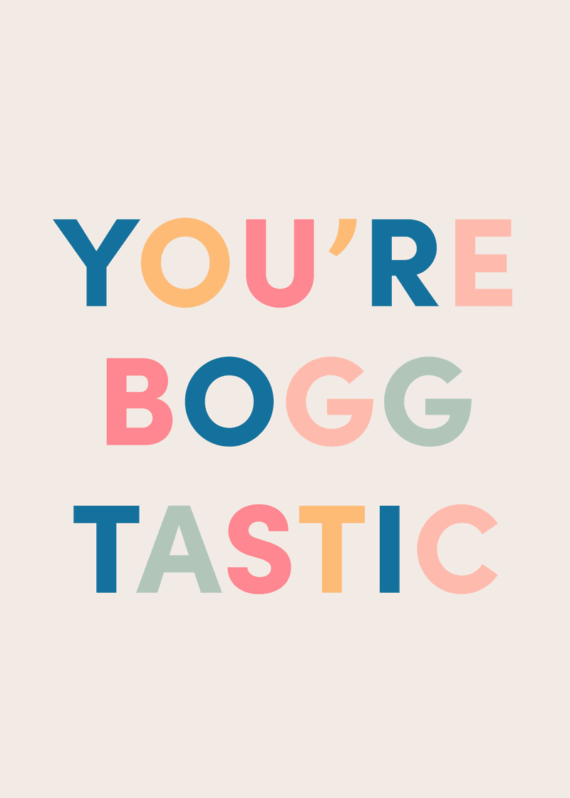 You're Boggtastic Greeting Card View 
