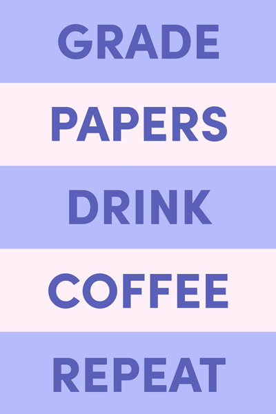 Grade Papers Greeting Card View 2

