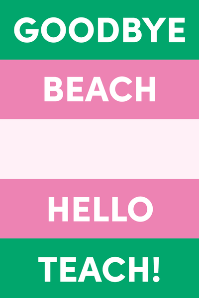 Hello Teach Greeting Card View 2
