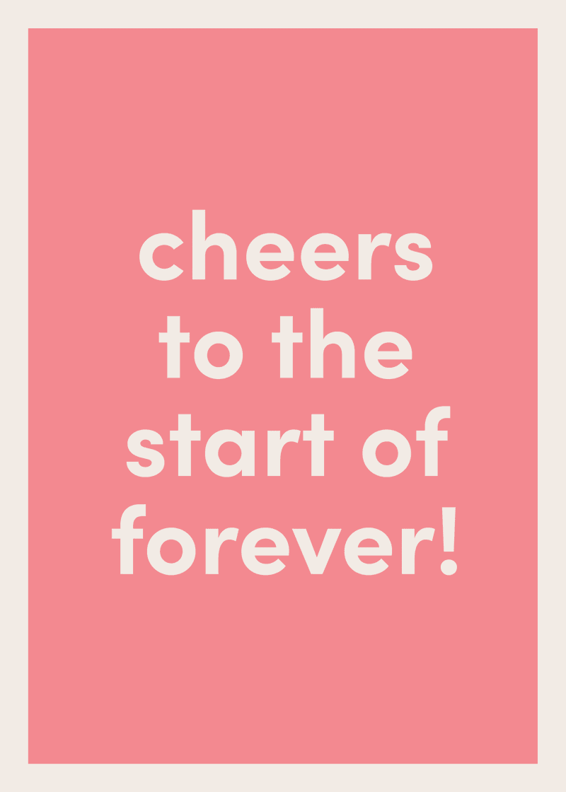 Happy Engagement Greeting Card View 
