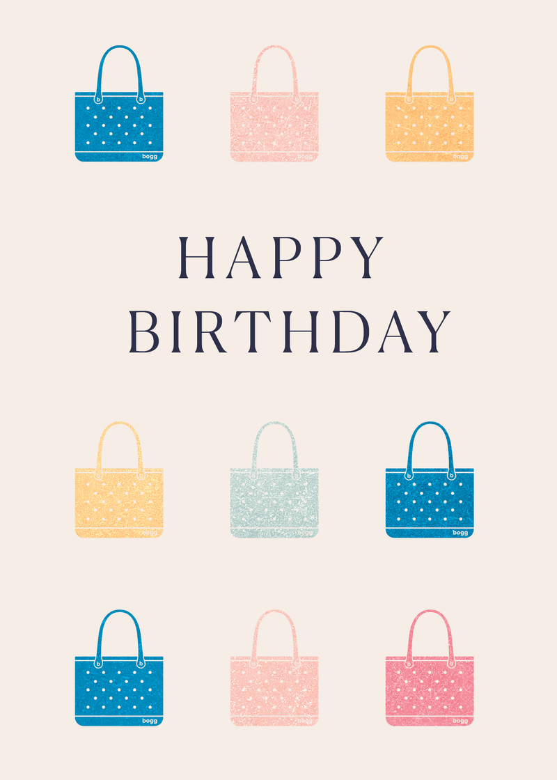 Happy Birthday Totes Greeting Card View 
