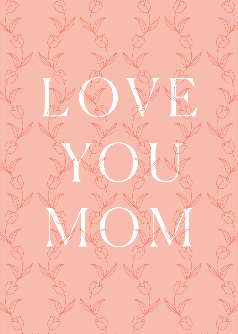 Love You Mom Greeting Card View 2
