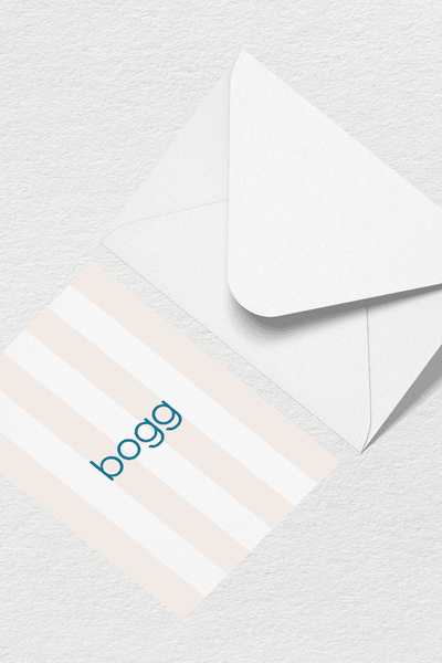 Bogg Stripes Greeting Card View 1
