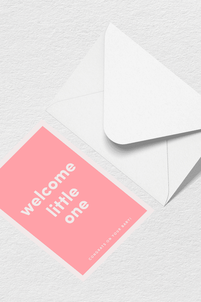 Welcome Little One Greeting Card View 1
