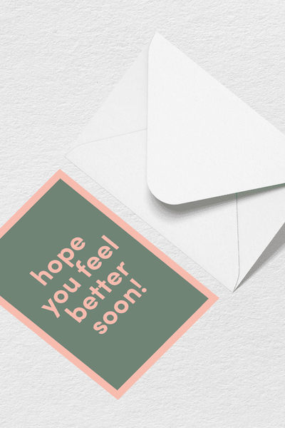 Feel Better Soon Greeting Card View 1
