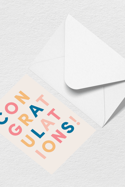 Bogg Congratulations Greeting Card View 1
