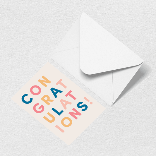 Bogg Congratulations Greeting Card. 01
