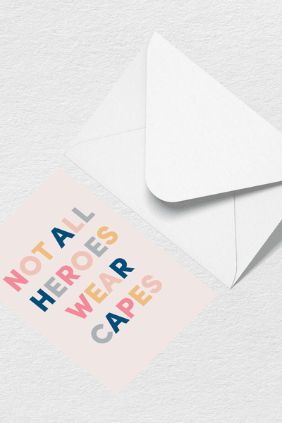 Heroes Greeting Card View 1
