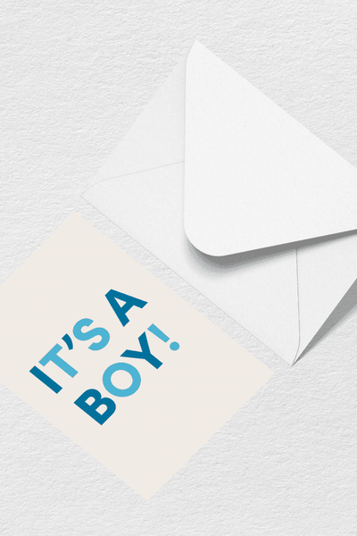 It's A Boy Greeting Card View 1
