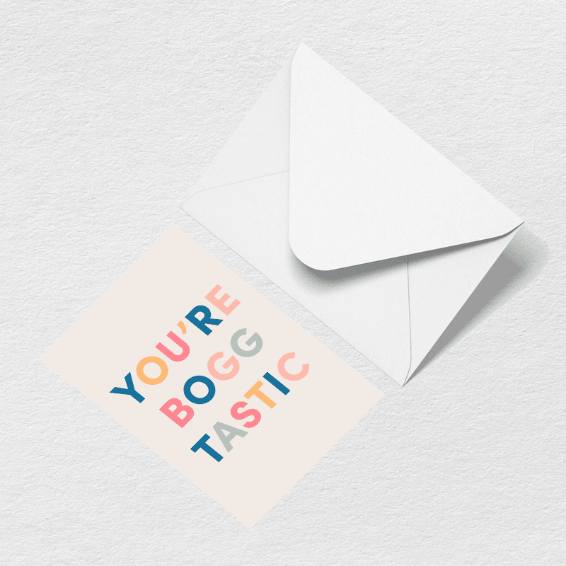 You're Boggtastic Greeting Card View 
