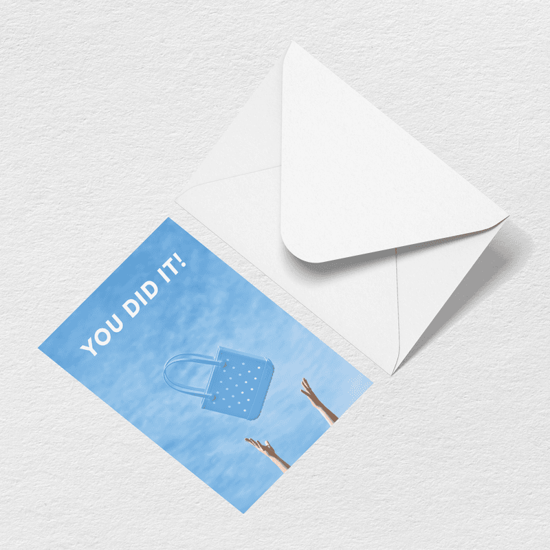 Graduation You Did It Greeting Card View 
