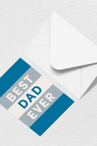 Father's Day Best Dad Ever Greeting Card View 1
